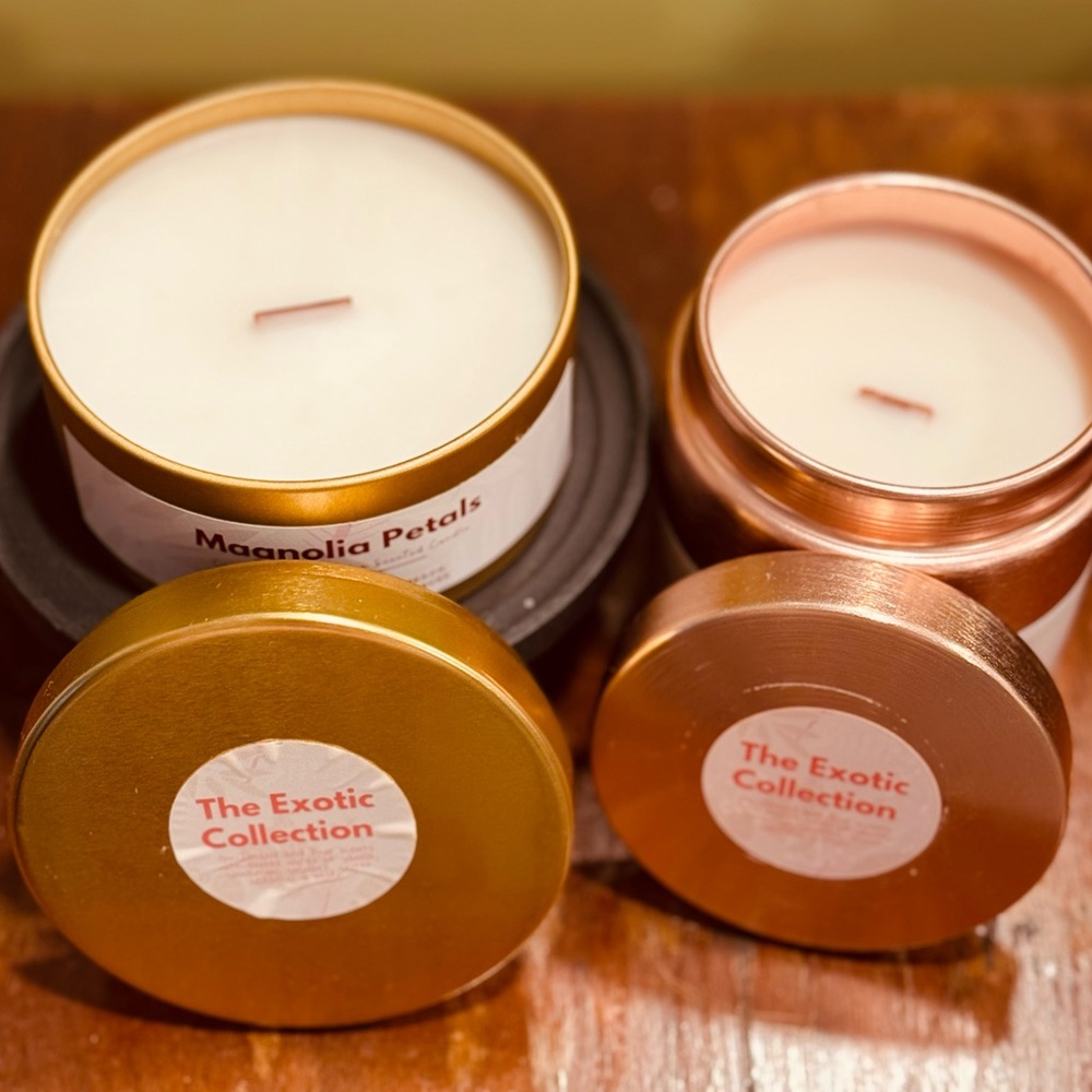 🕯️ Eco Luxury Spa Candle Set – New 🕯️
